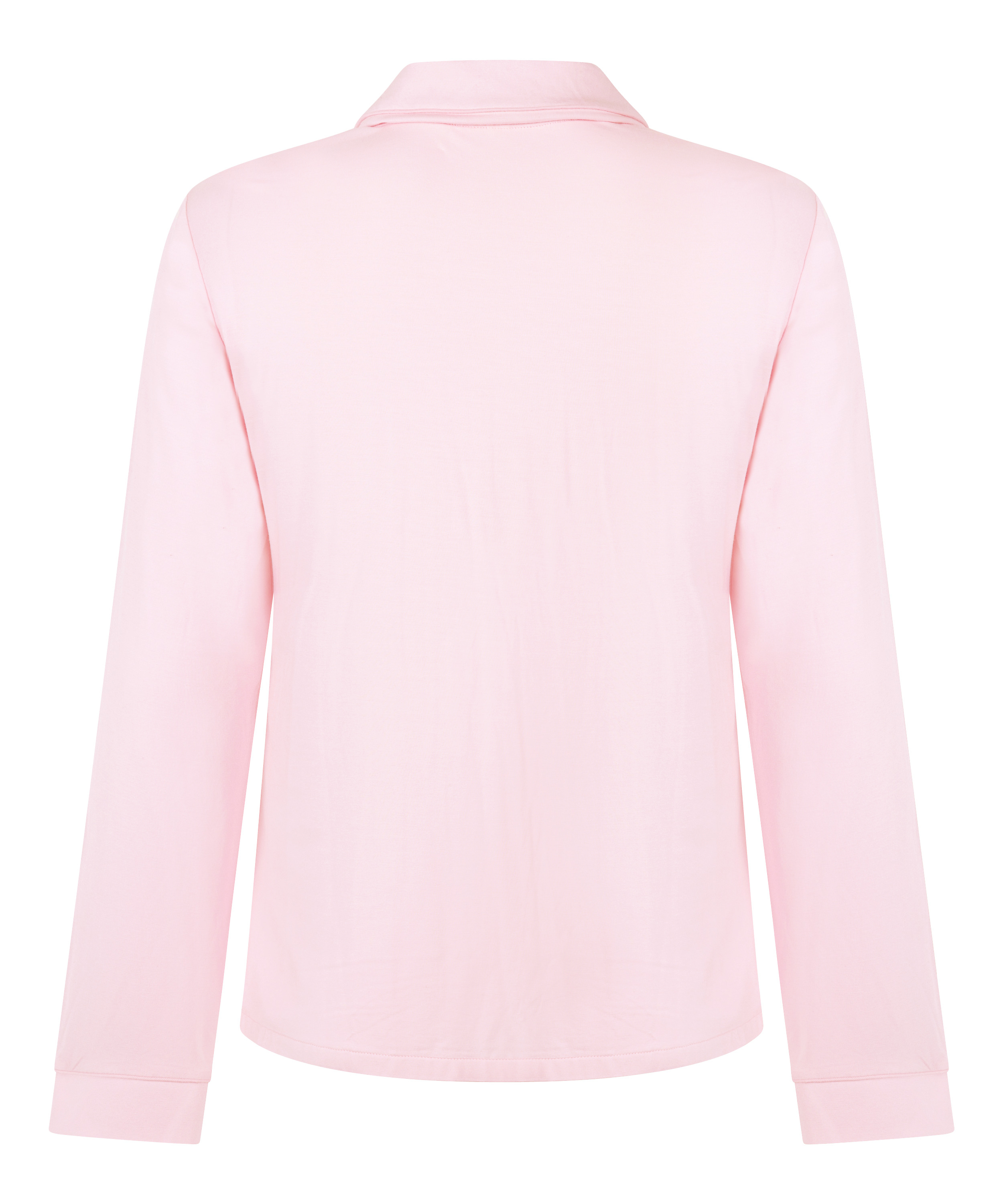 Essential langermet jakke i jerseystoff, Rosa, main
