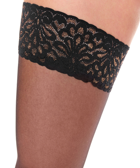 Lexi 30 Denier Stay Ups, Brun