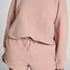 Topp sporty fleece, Rosa