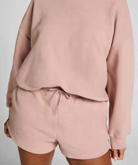 Topp sporty fleece, Rosa