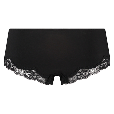 Secret Lace boxer bomull, Svart