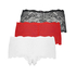 3-Par Rosie boksers, Rød