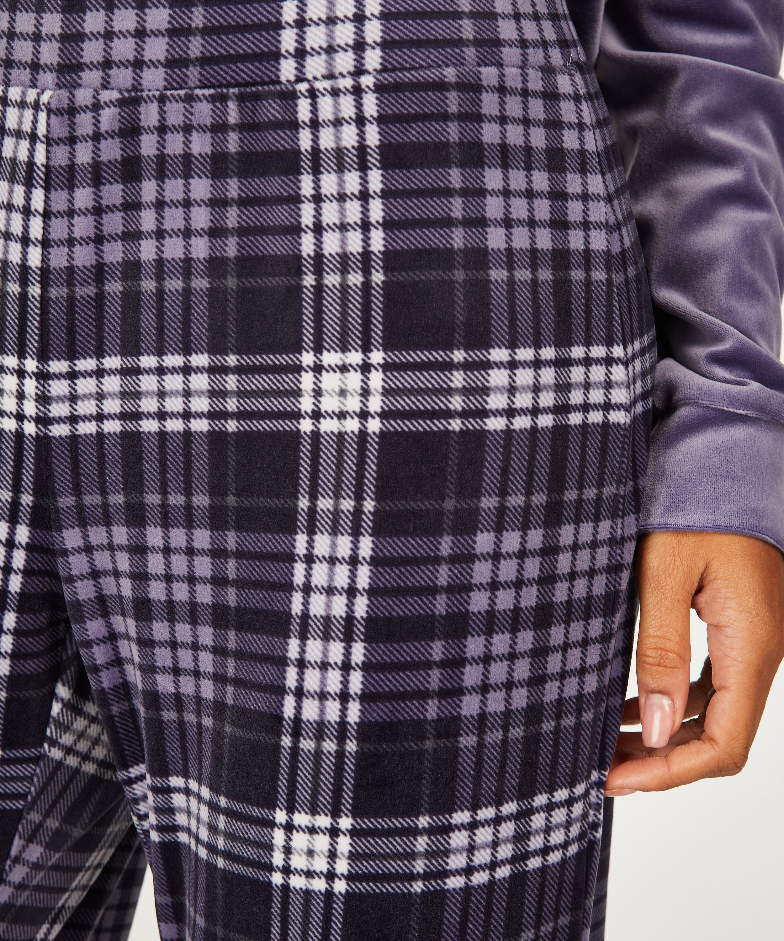 Pyjamaset with Bag, Blå, main