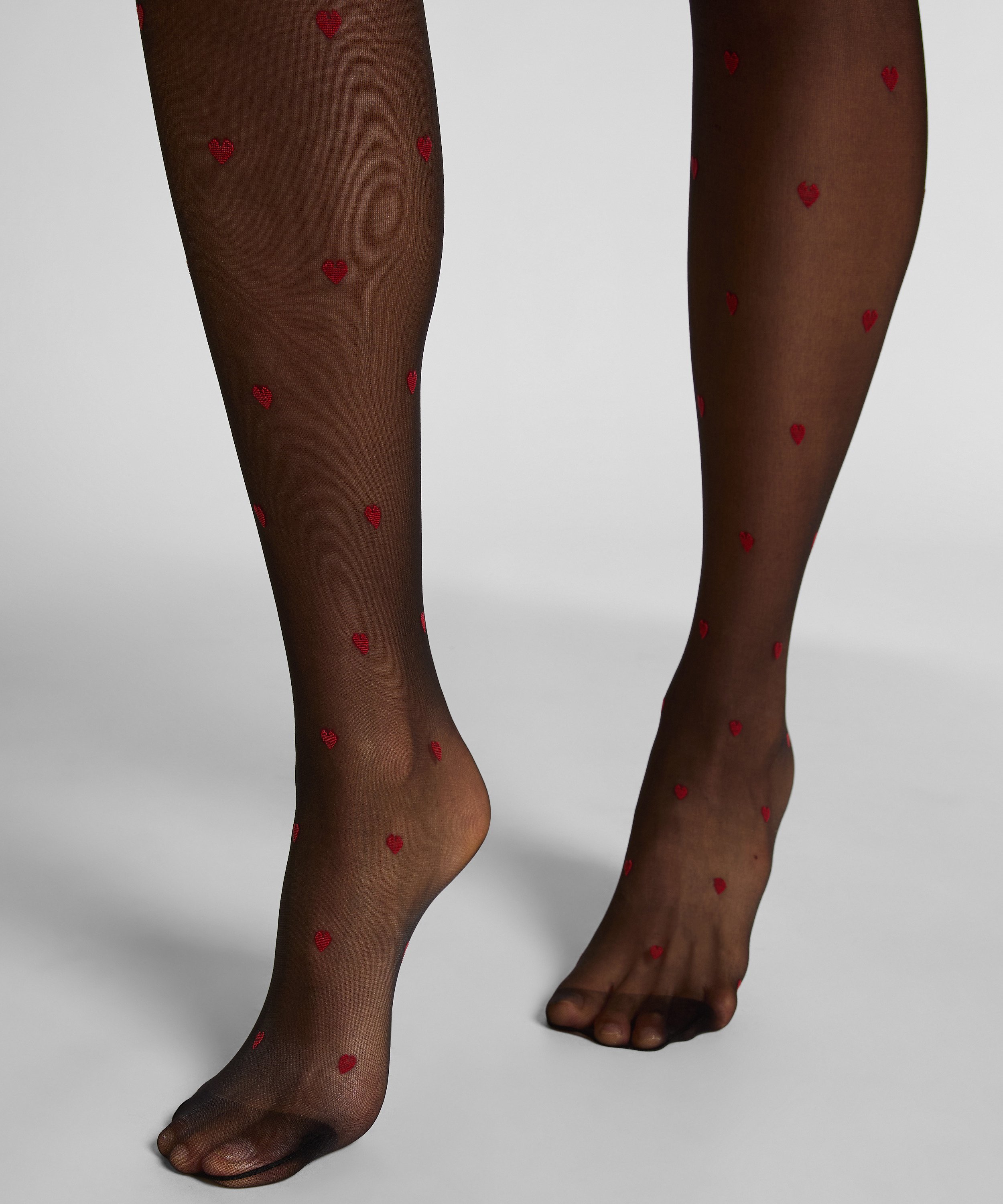 Panty 15 Denier-trykk, Svart, main