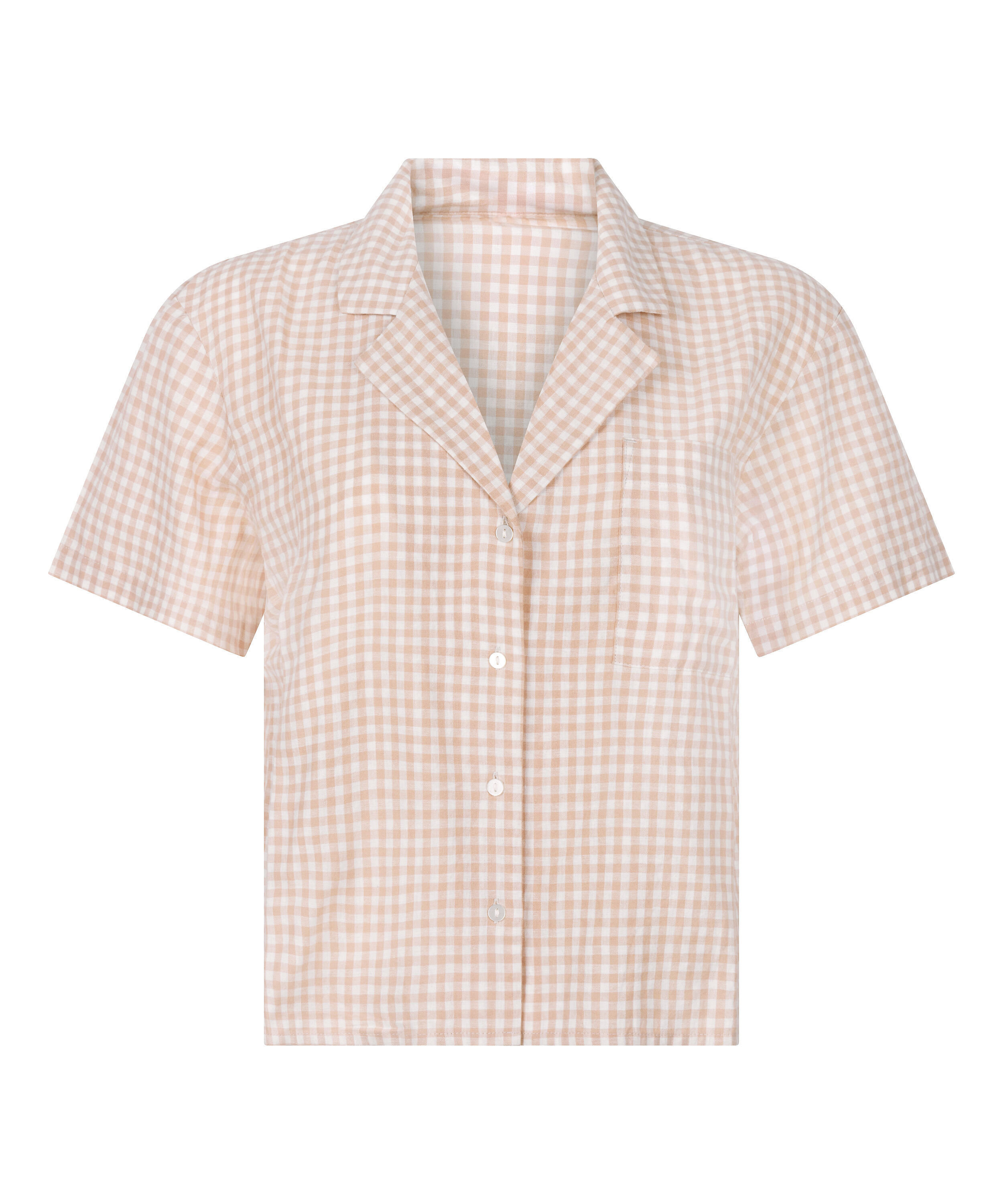 Jakke lin rutete, Beige