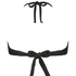 Bandeau Bikinitopp Crinkle, Svart