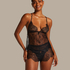 Cami Lace Delphine, Svart