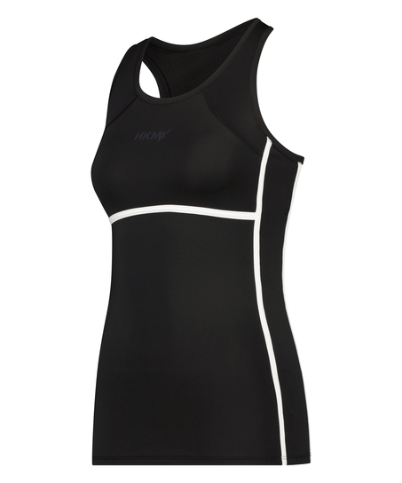 HKMX Ayla topp med smal passform, Svart