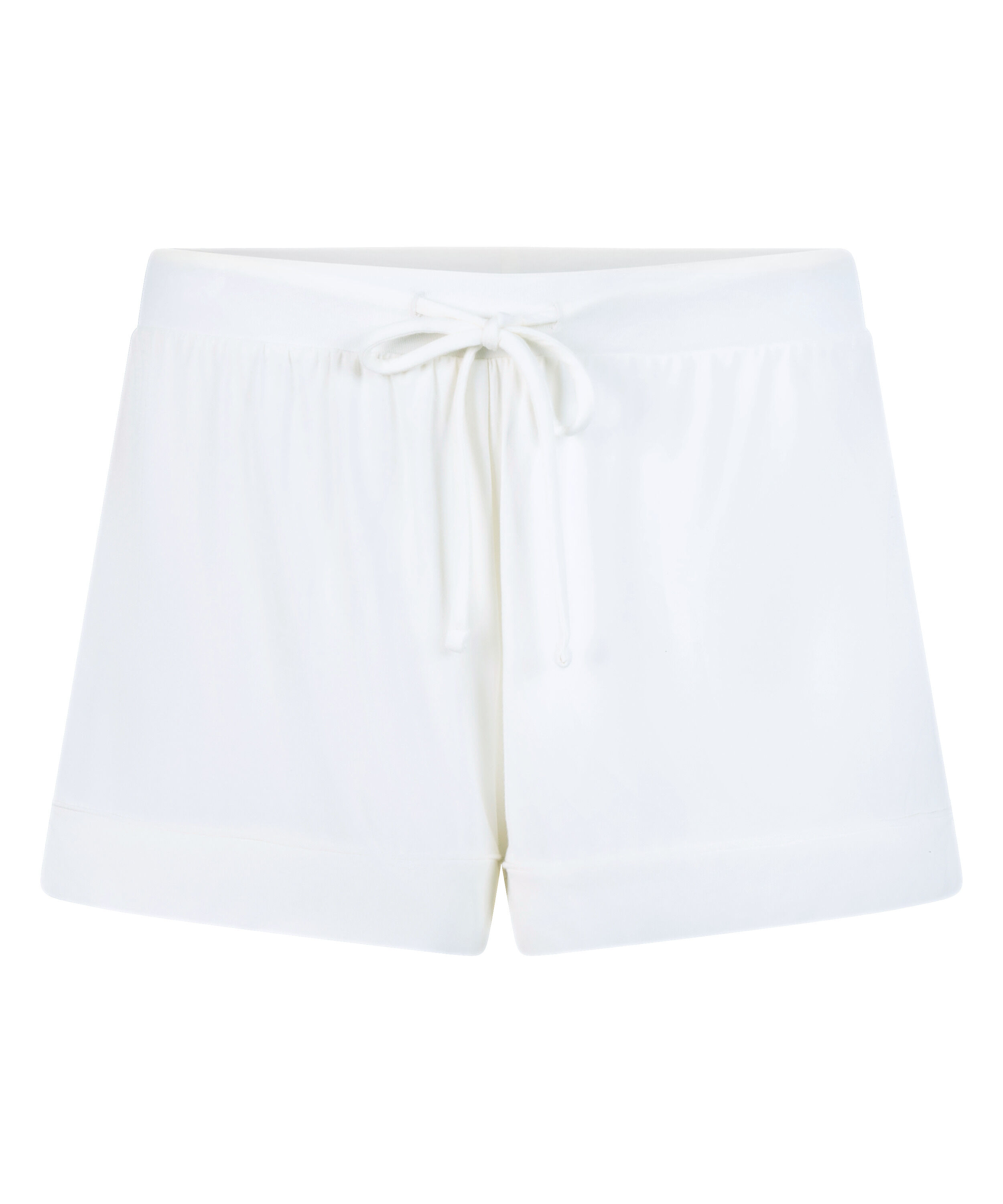 Essential shorts i jerseystoff, Hvit