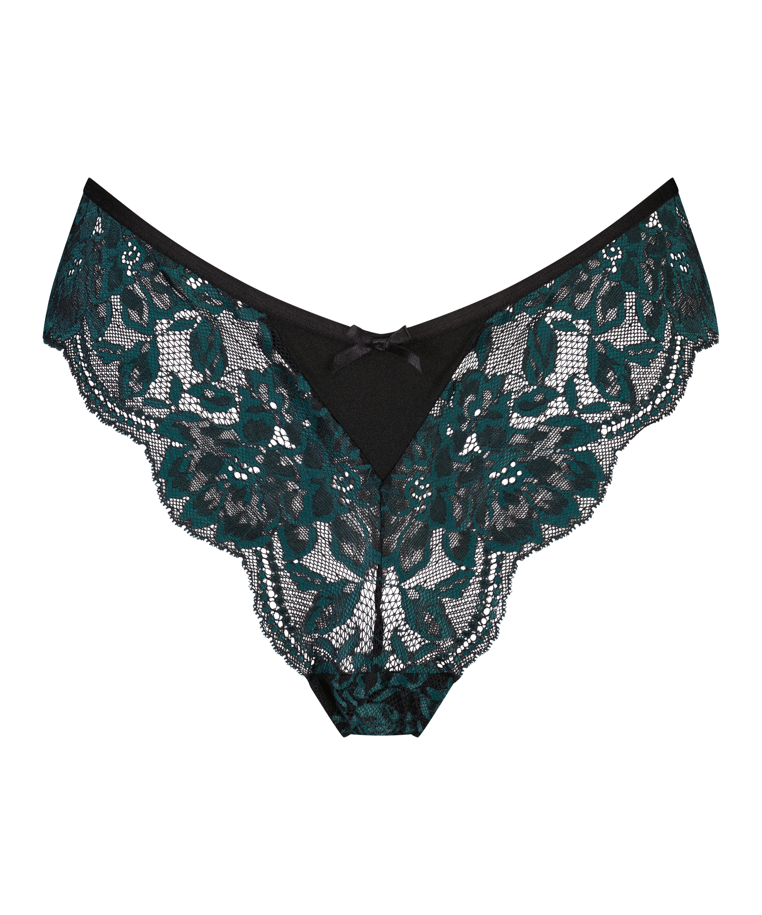 Brasilianske truser med høy skjæring Leona, Svart, main