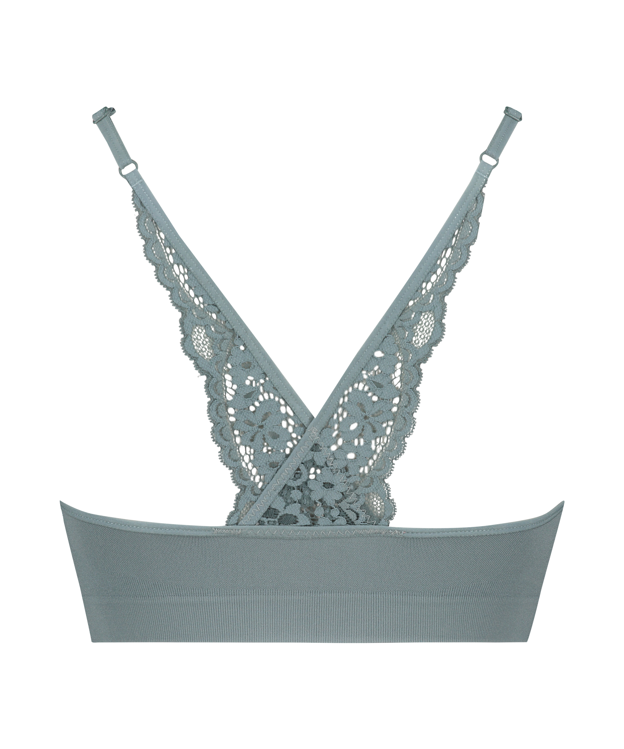 Rose sømløs bralette, Grønn, main