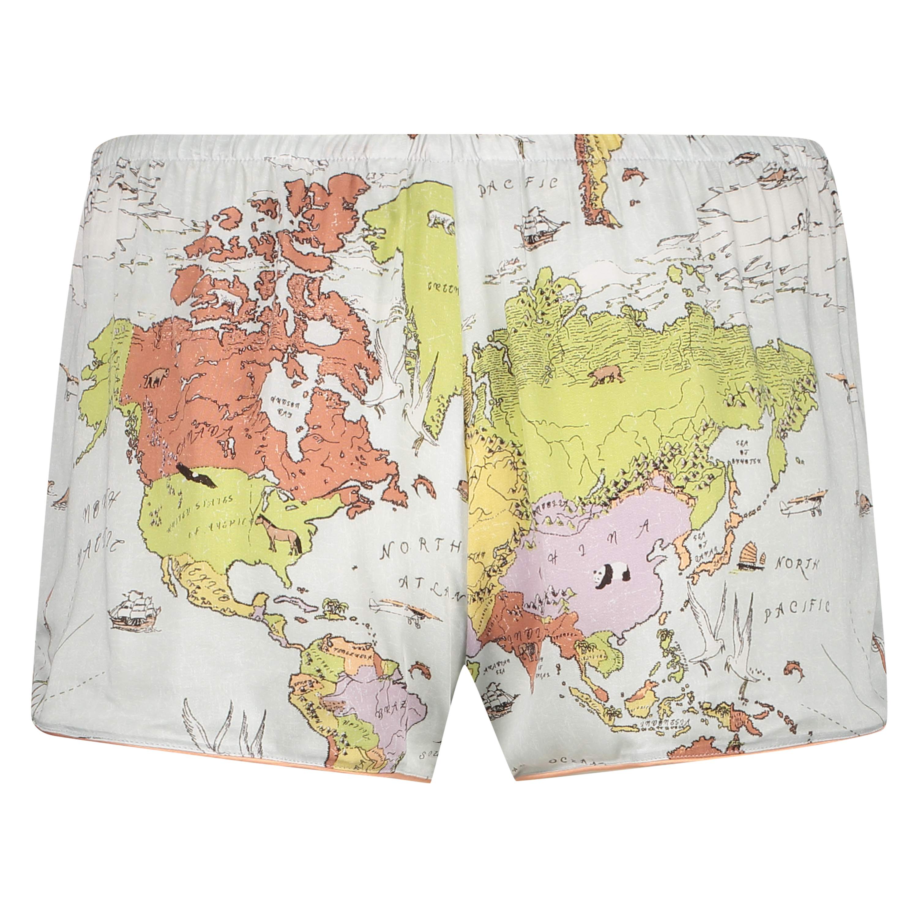 Pysjamashorts, Blå, main