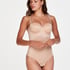 Skulpterende body med forete skåler, Beige