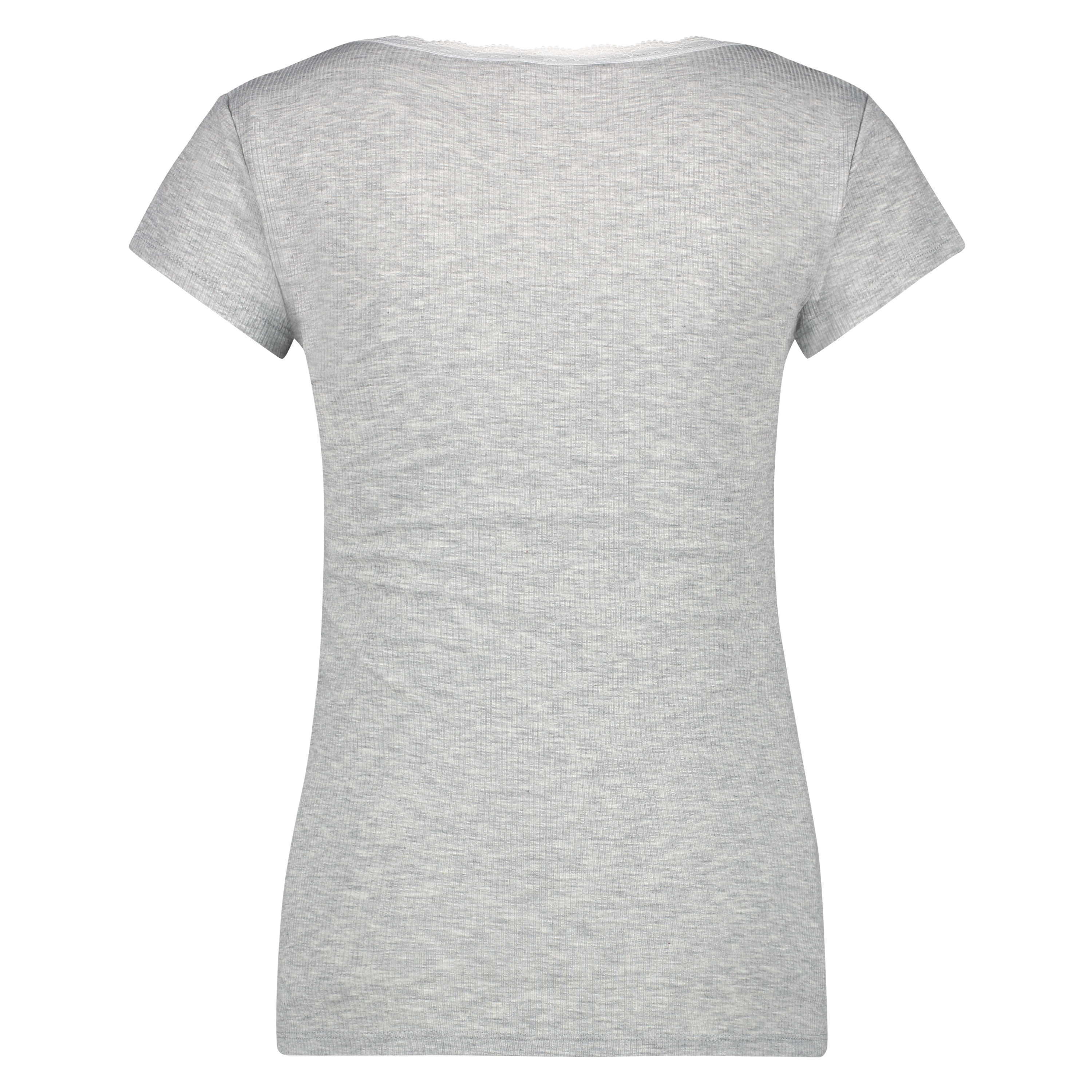Top Rib V-Neck, Gr&aring;, main