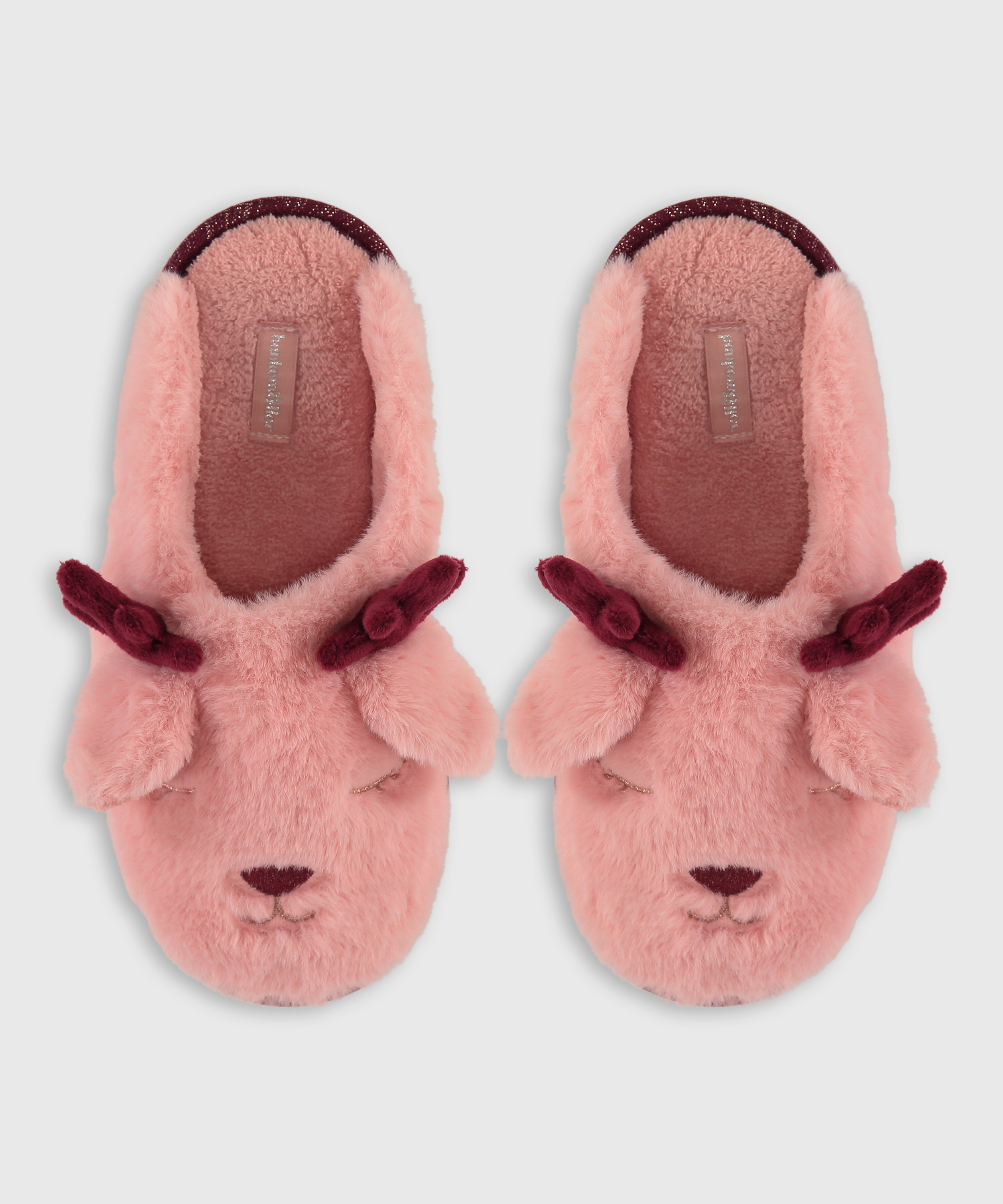 Slippers reinsdyr Luna, Rosa, main