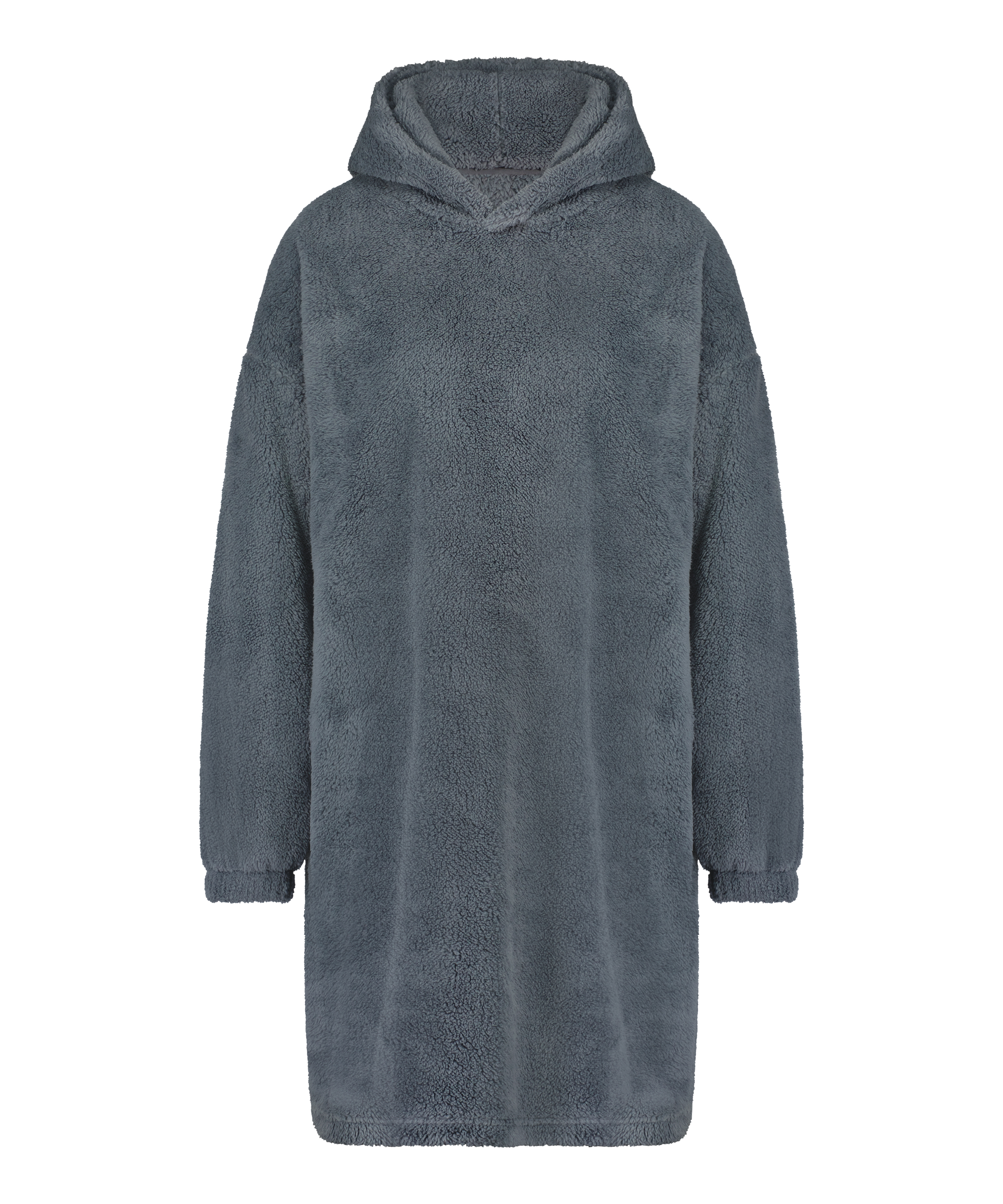 Snuggle fleece loungekjole, Gr&oslash;nn, main