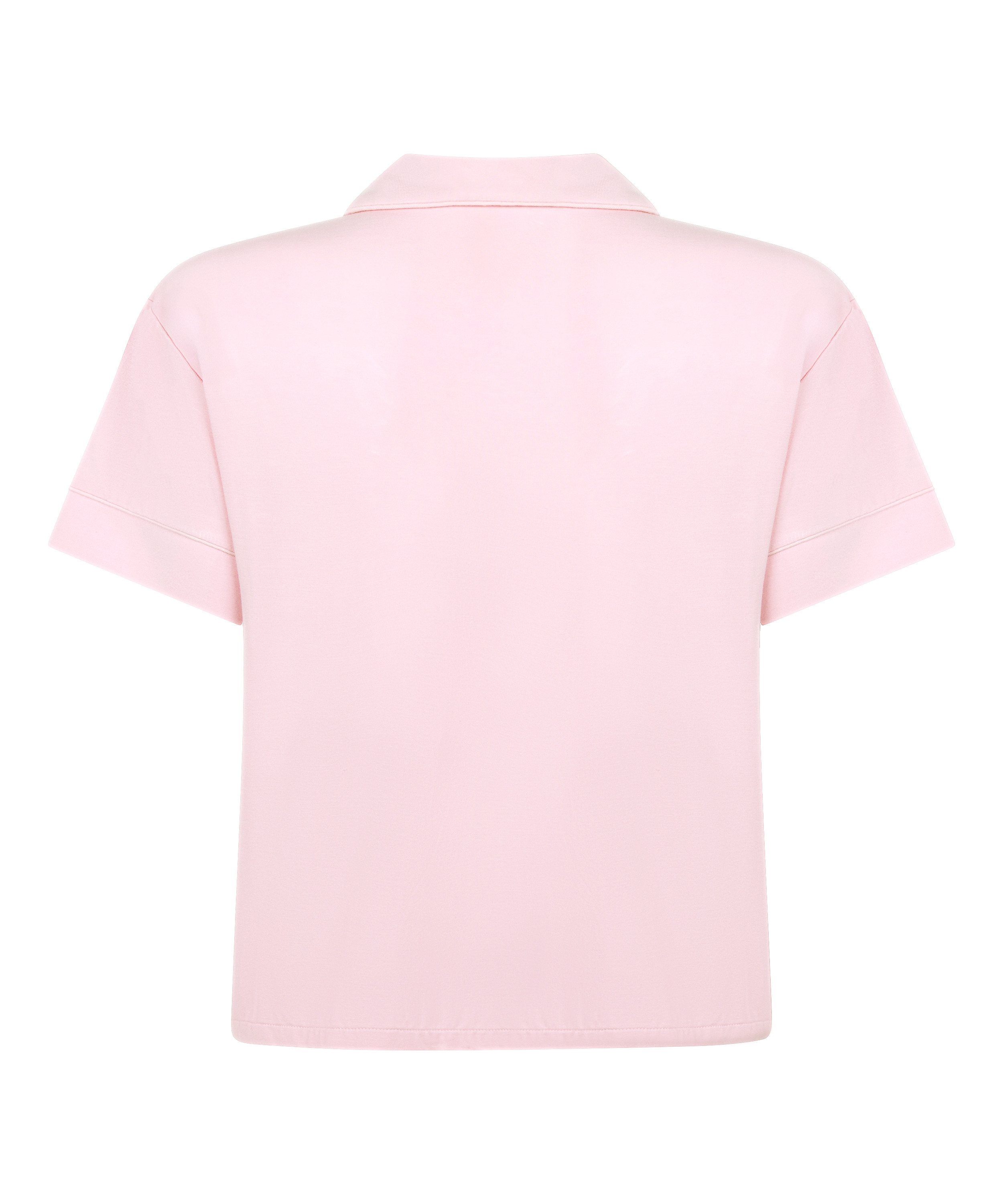 Essential kortermet jakke i jerseystoff, Rosa, main
