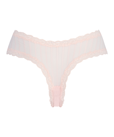 Brasiliansk truse V-shape Mesh, Rosa
