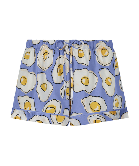 Pyjamasshorts i sateng, Lilla