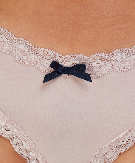 V-formet brasiliansk i mikrofiber, Lilla