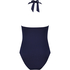 Badedrakt Shaping Halter Scallop, Blå