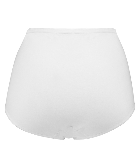 Maxi supersliptruse i bomull, Hvit