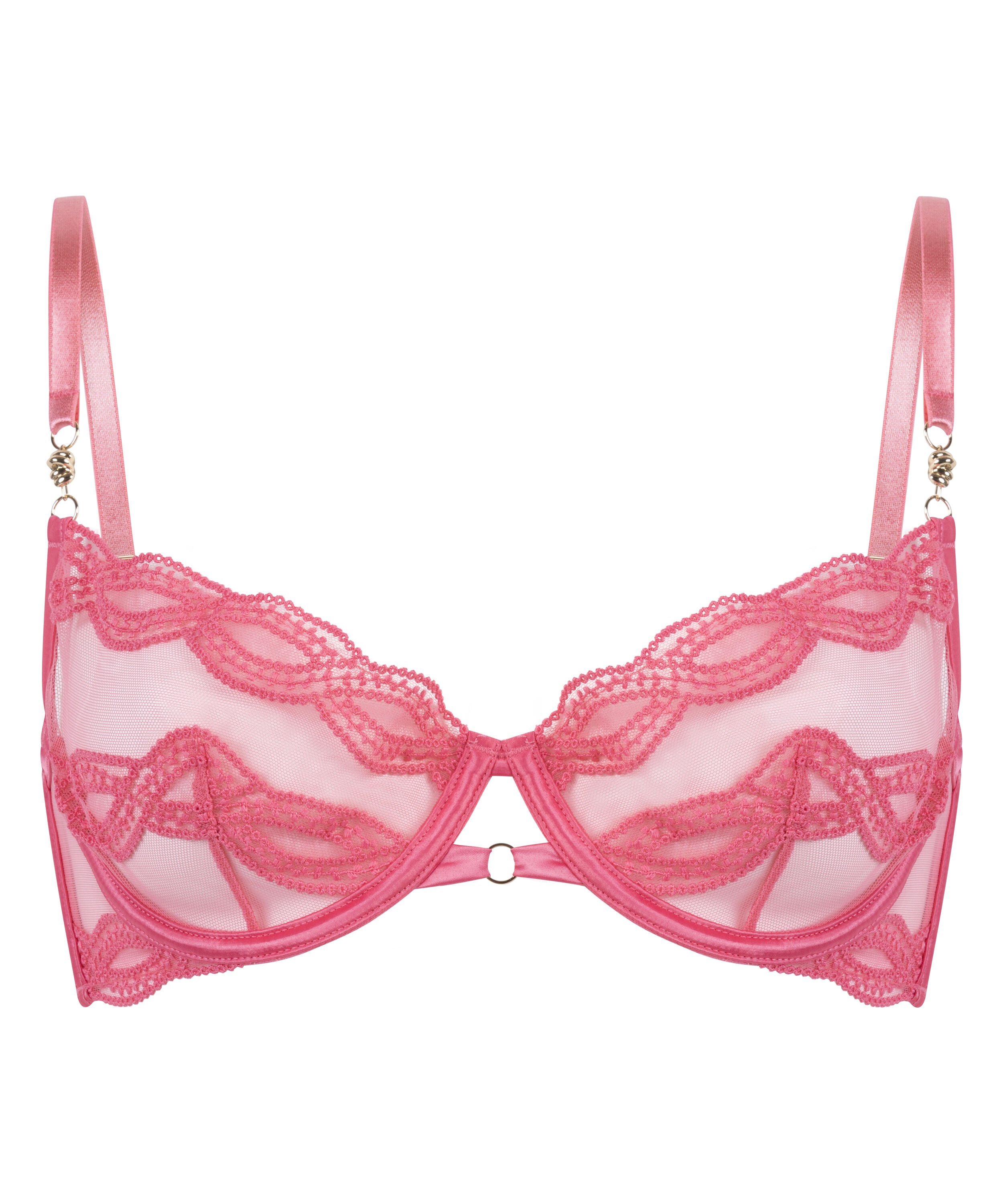 Upolstret BH med b&oslash;yle Shae, Rosa