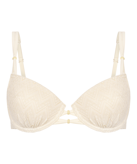 Crochet Bikini Top, Hvit