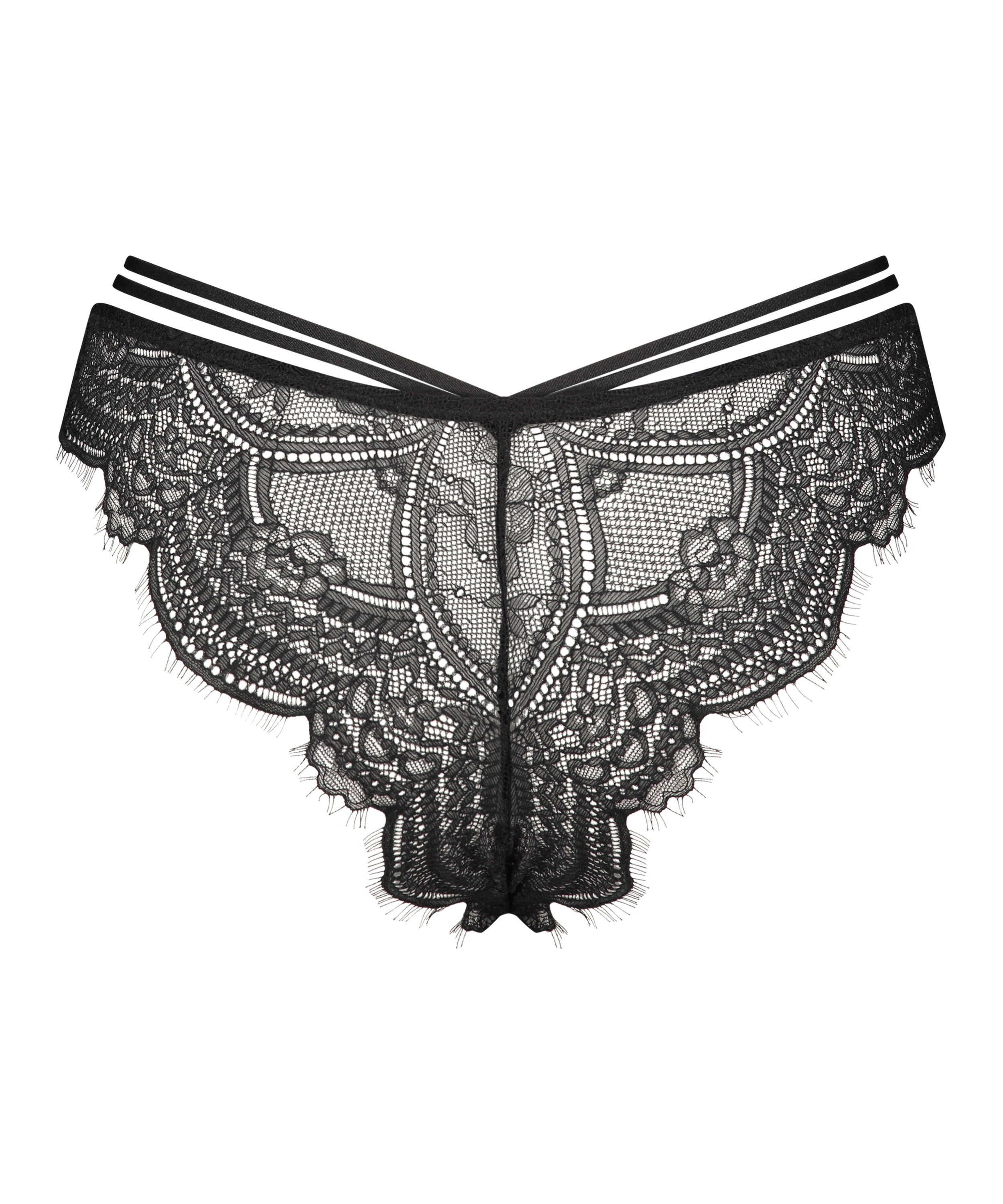 Sian brasiliansk truse med høy skjæring, Svart, main