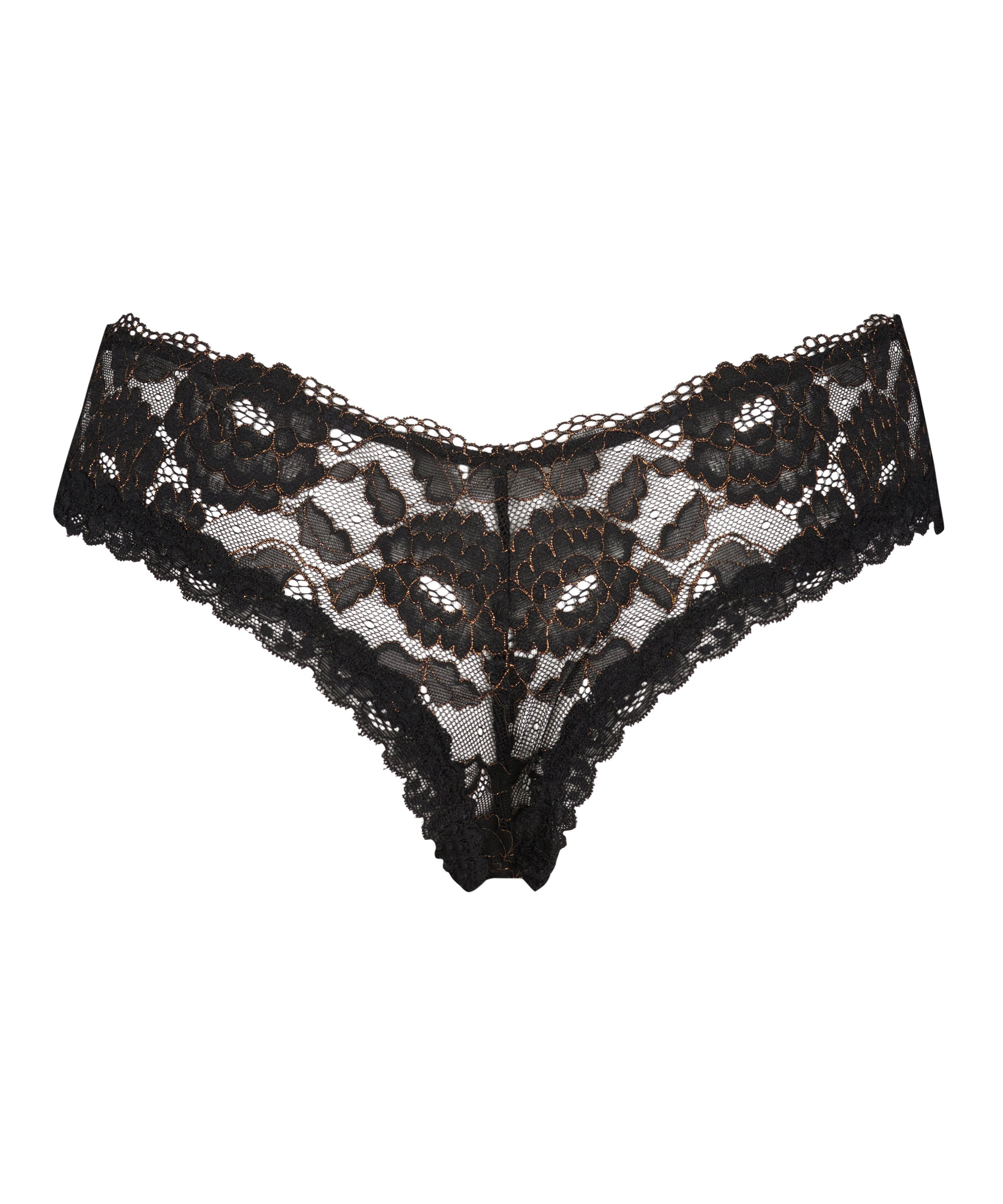 Kamari V-shape brasiliansk truse, Svart, main