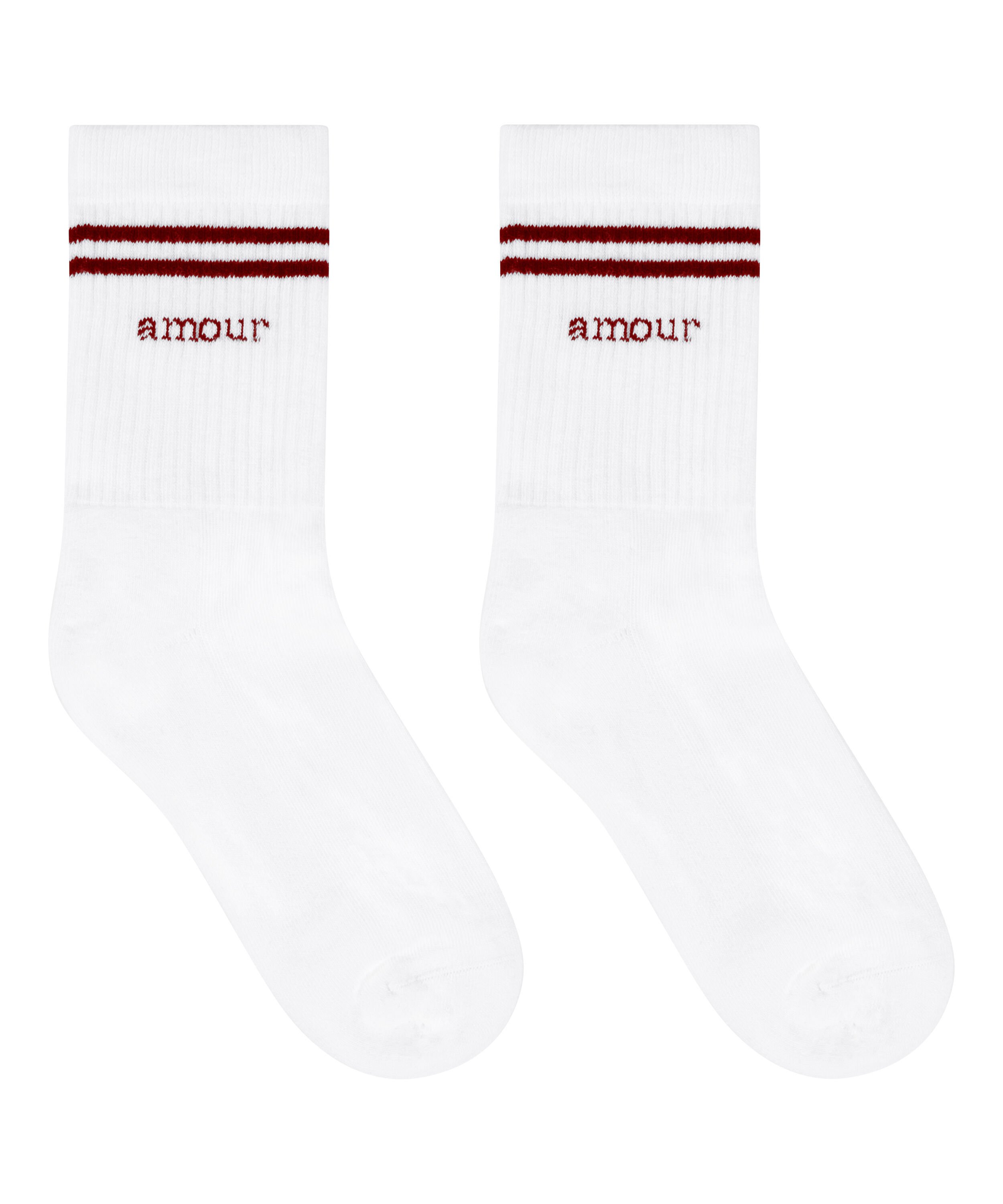 Crew-sokker i bomull, Hvit