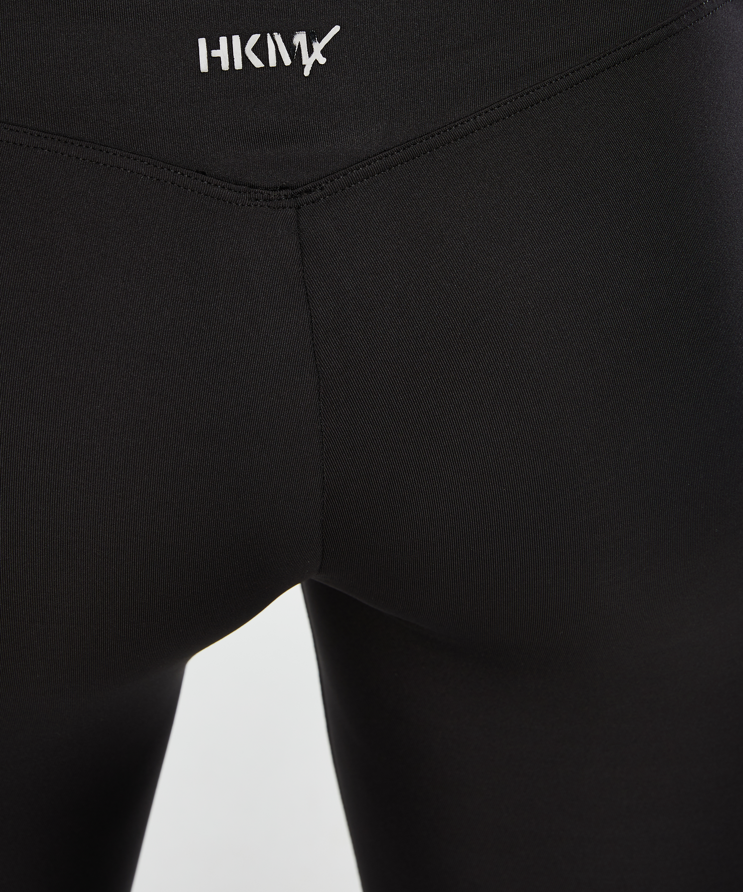 HKMX h&oslash;ylivet sportsleggings, Svart, main