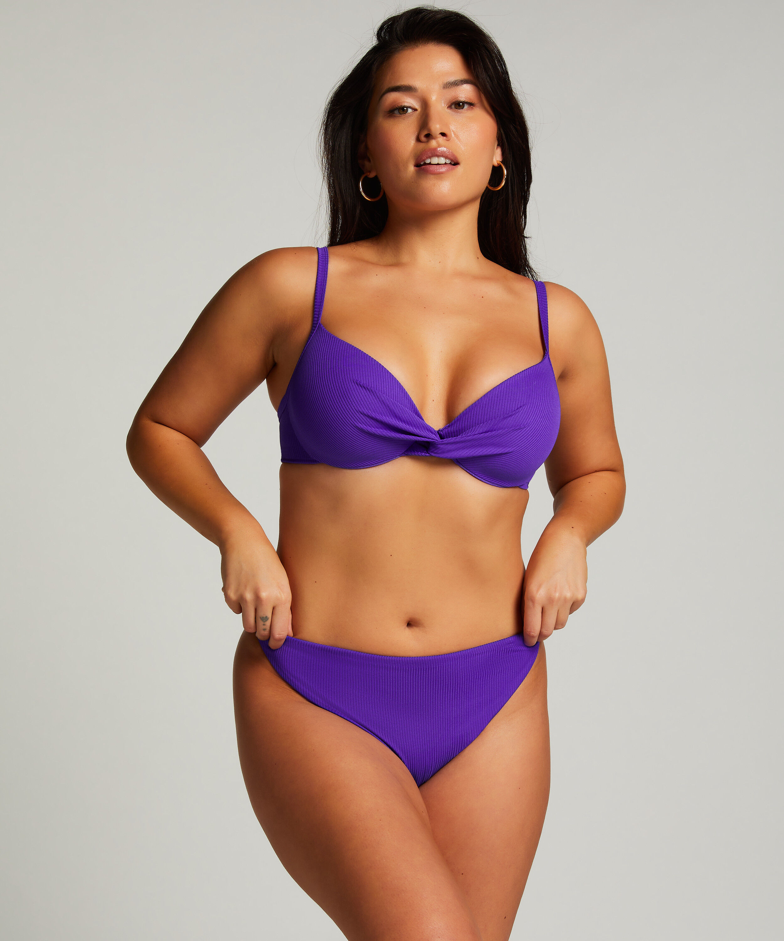 Høykuttet Bikini Underdel Eclipse, Lilla