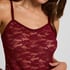 Cami Allover Lace, R&oslash;d