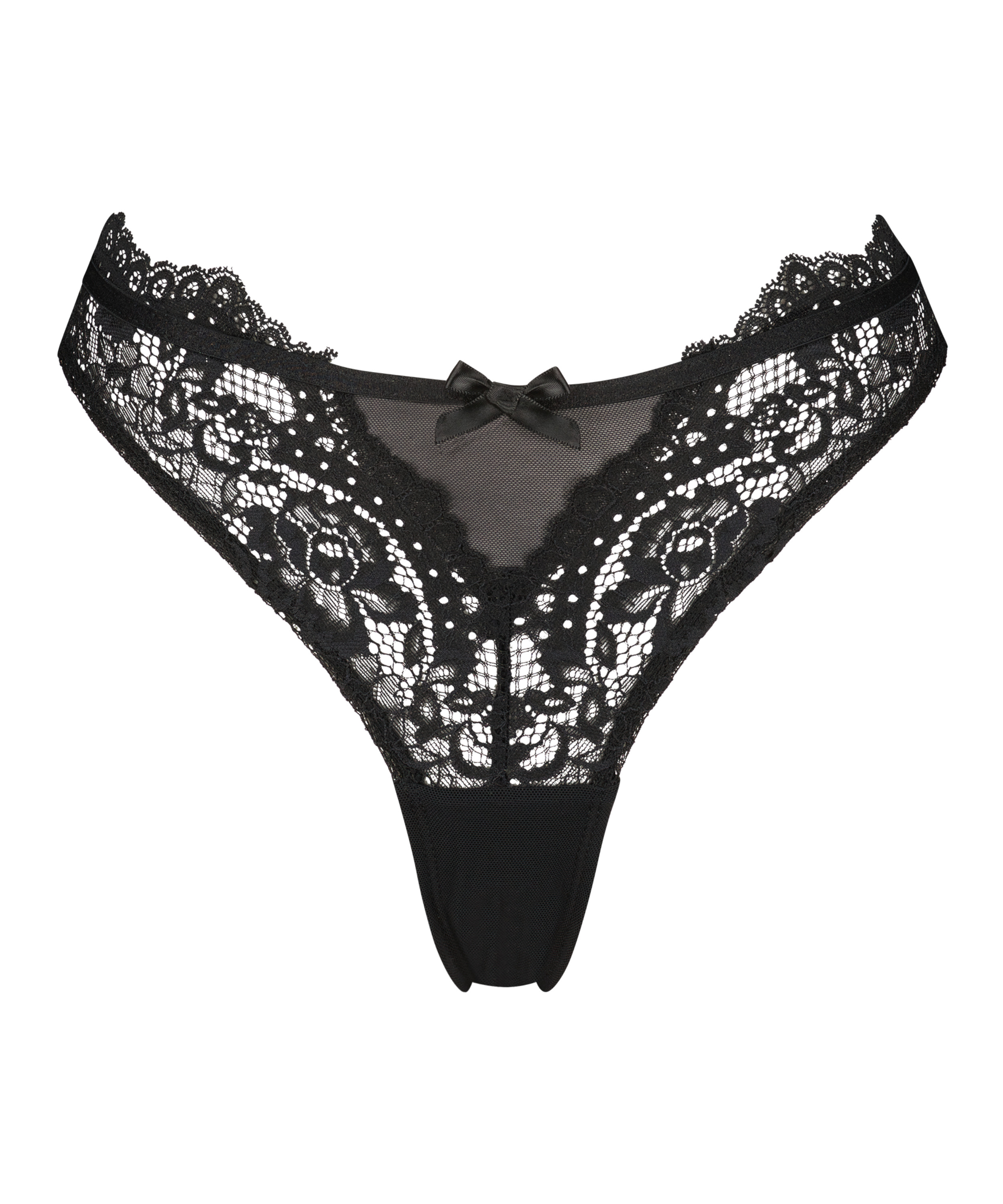 Høy brasiliansk truse Jessie, Svart, main