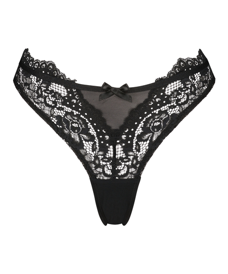 Høy brasiliansk truse Jessie, Svart