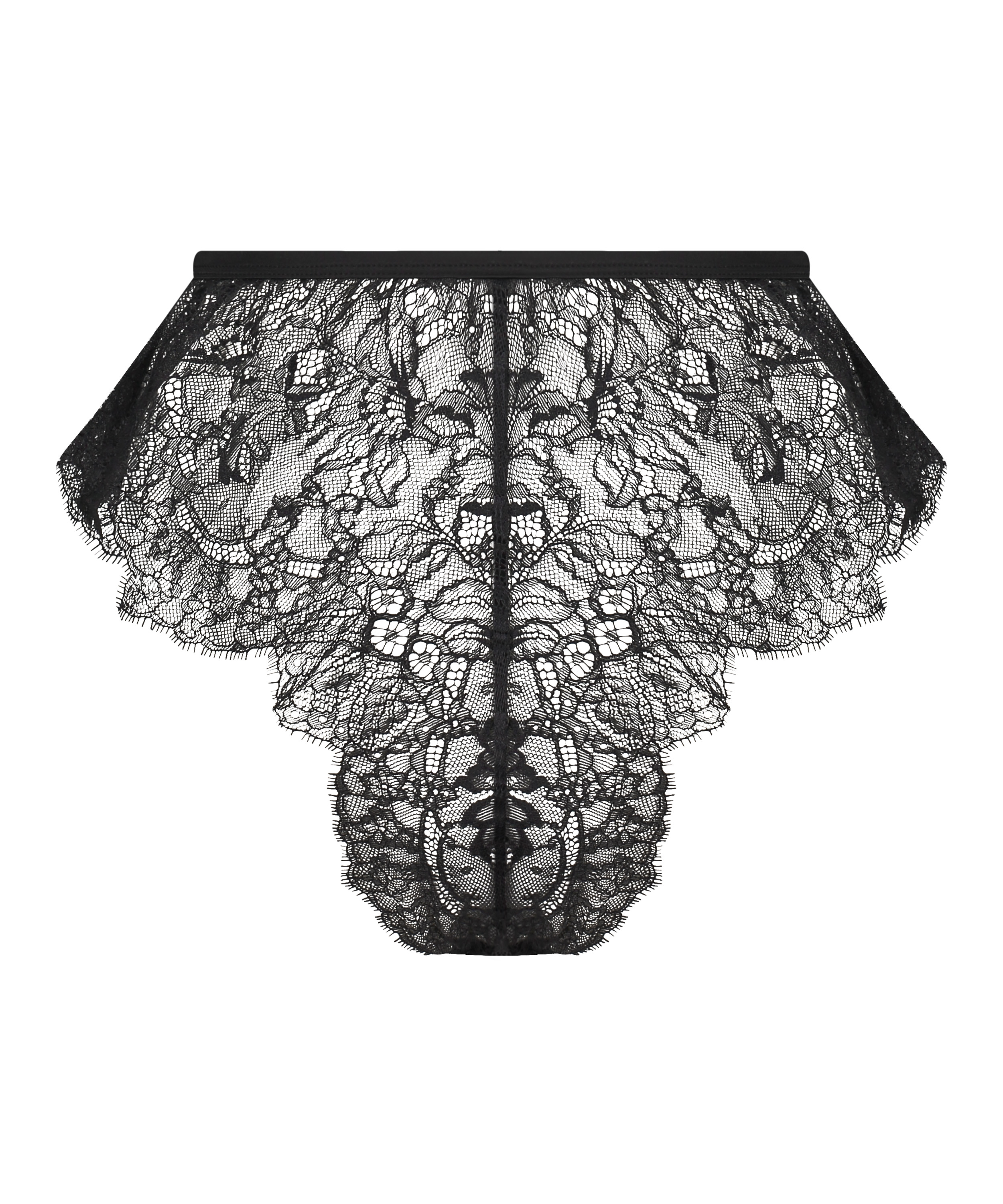 Franske truser Lace Camille, Svart, main