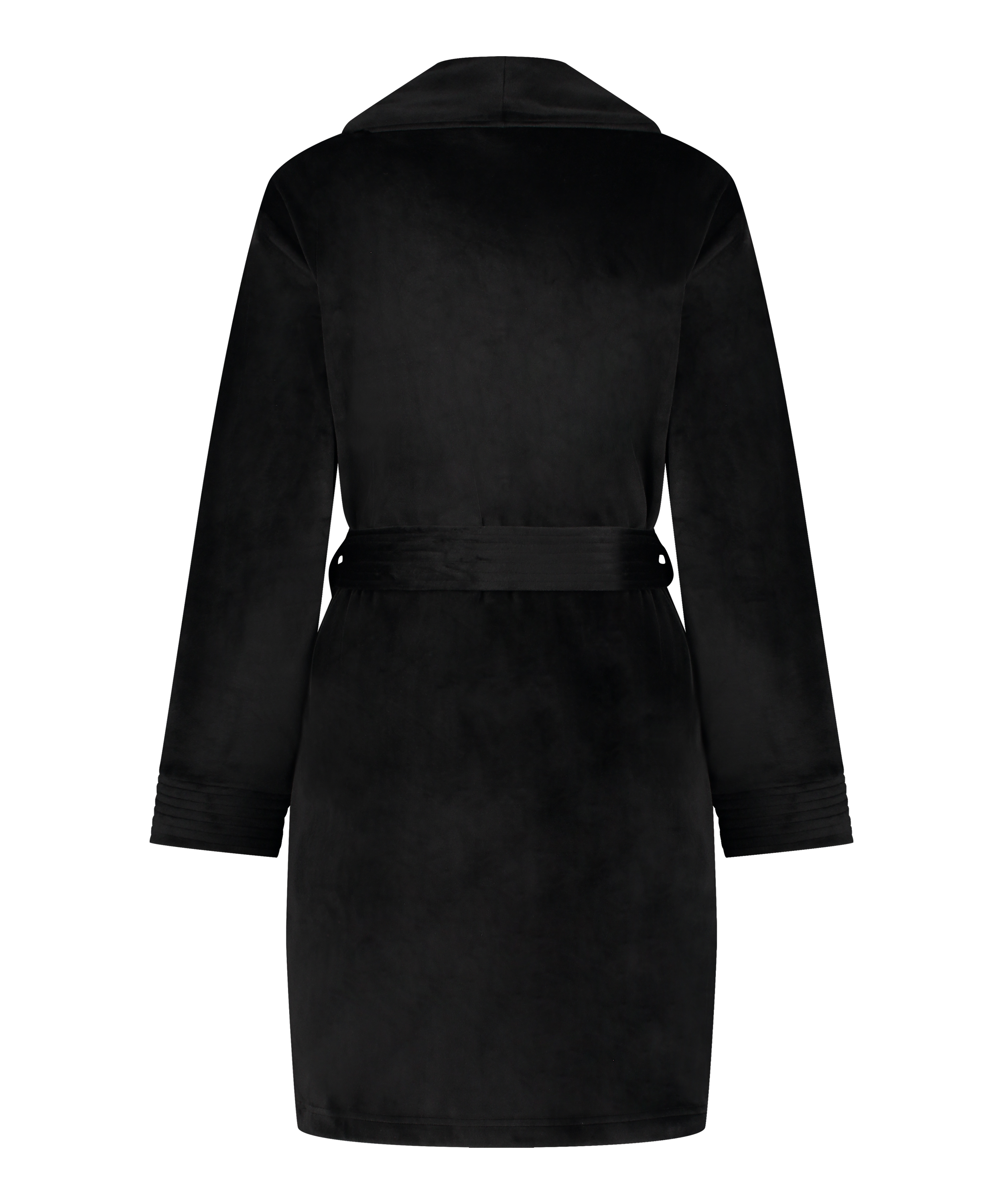 Badekåpe Velours, Svart, main