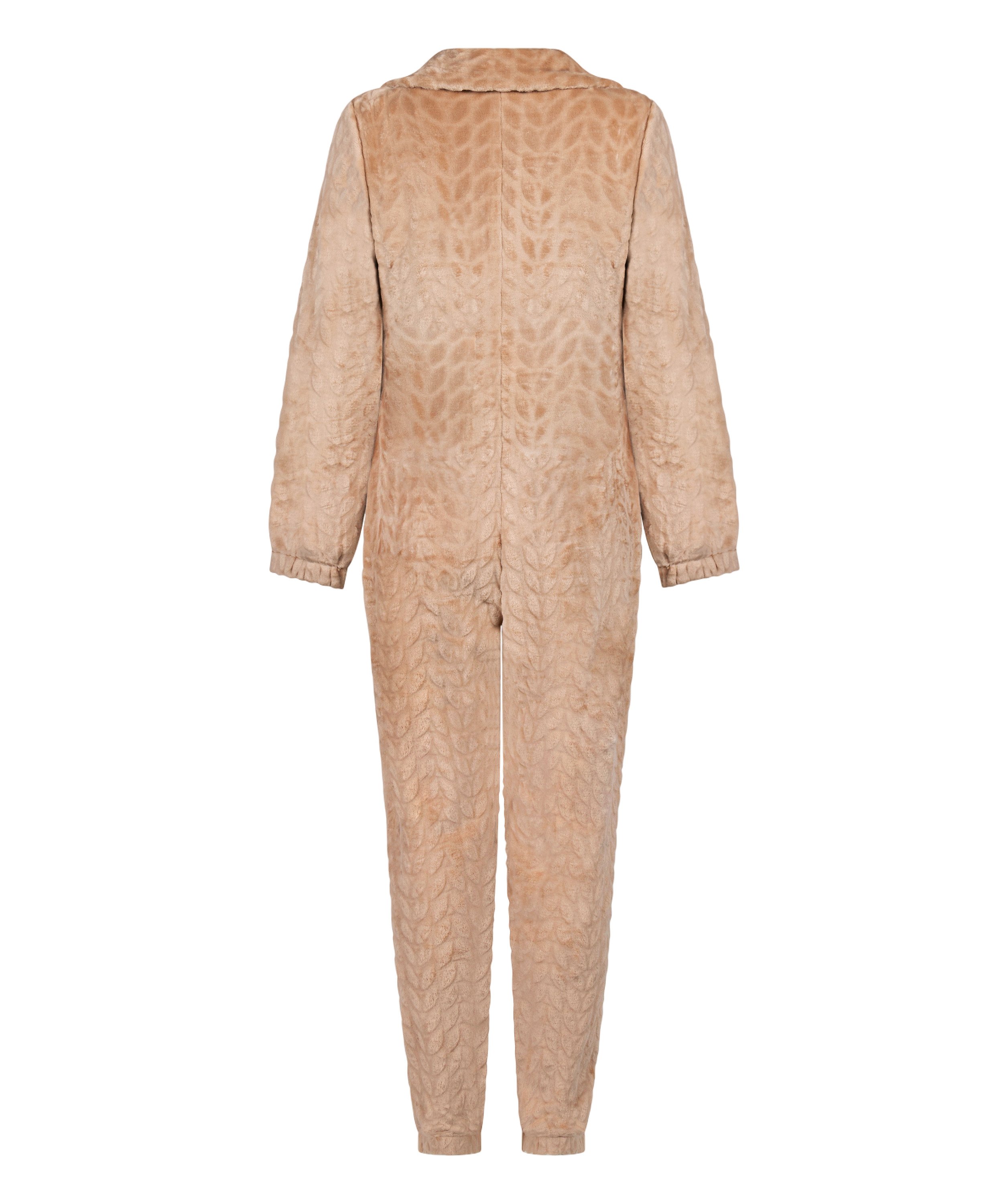 Onesie med kabelglidelås, Beige, main
