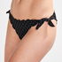 Scallop Goddess frekk bikinitruse, Svart