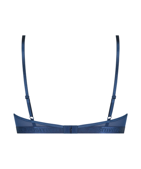 Uvattert bh med bøyle Honey, Blå