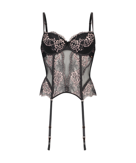 Maria bustier, Svart