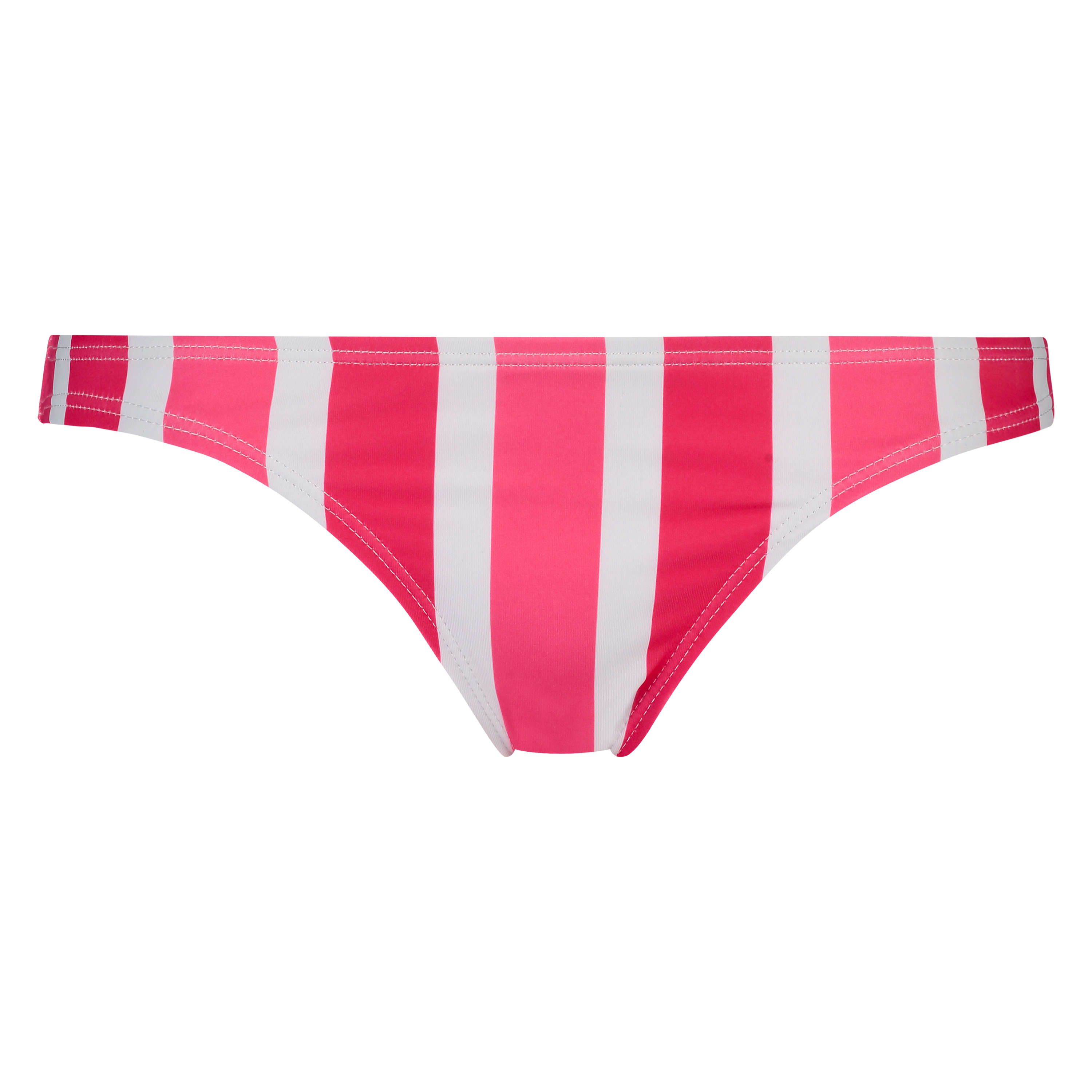 Candy Stripes Low brasiliansk Bikini Bottoms, Rosa, main
