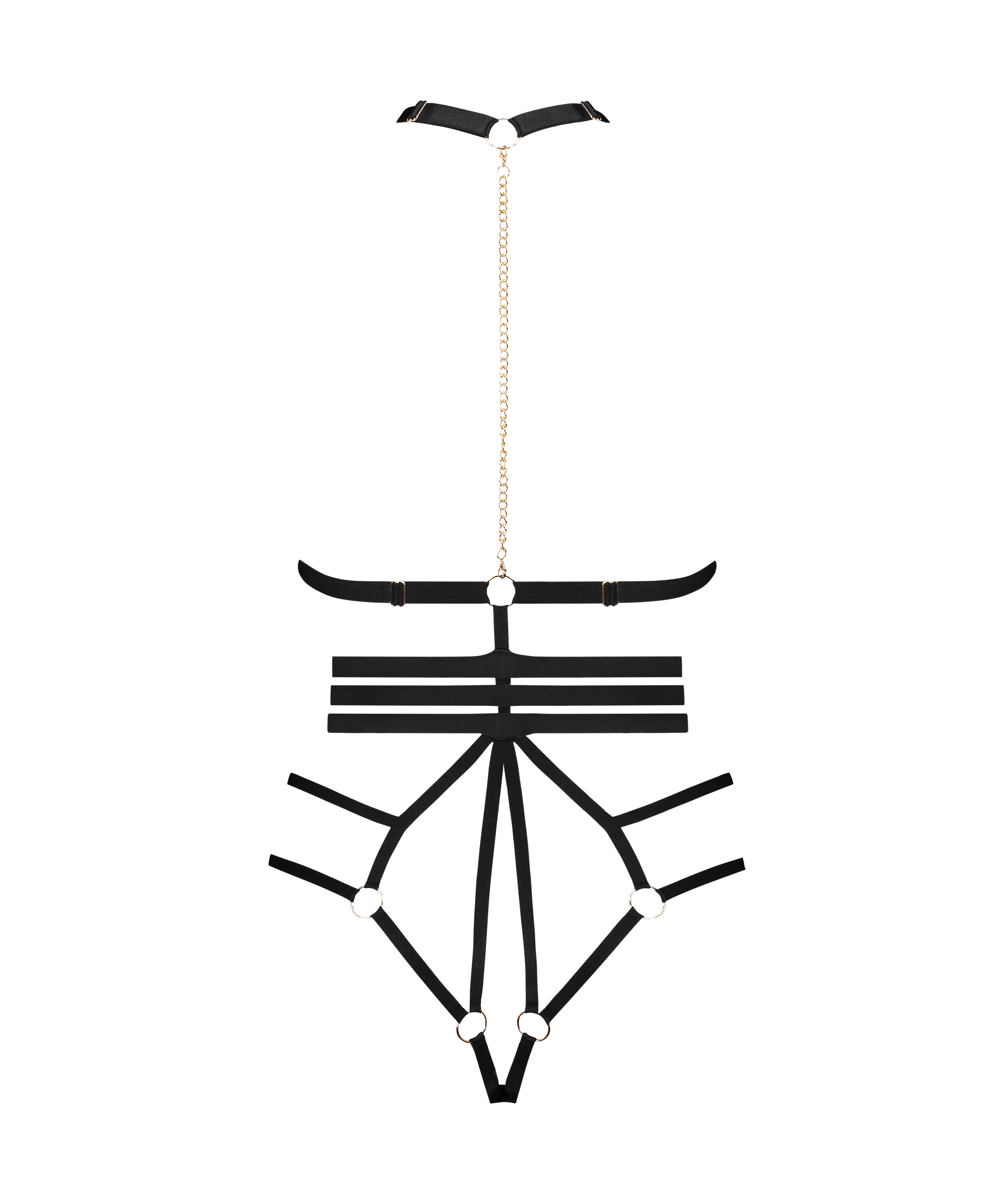 Body med åpent skritt Dominatrix, Svart, main