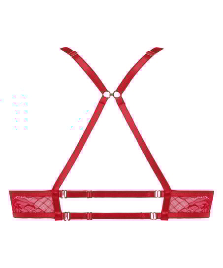 Upolstret BH med bøyle Chayna, Rød