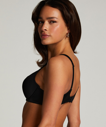 BH i sateng, foret og med bøyle, Svart