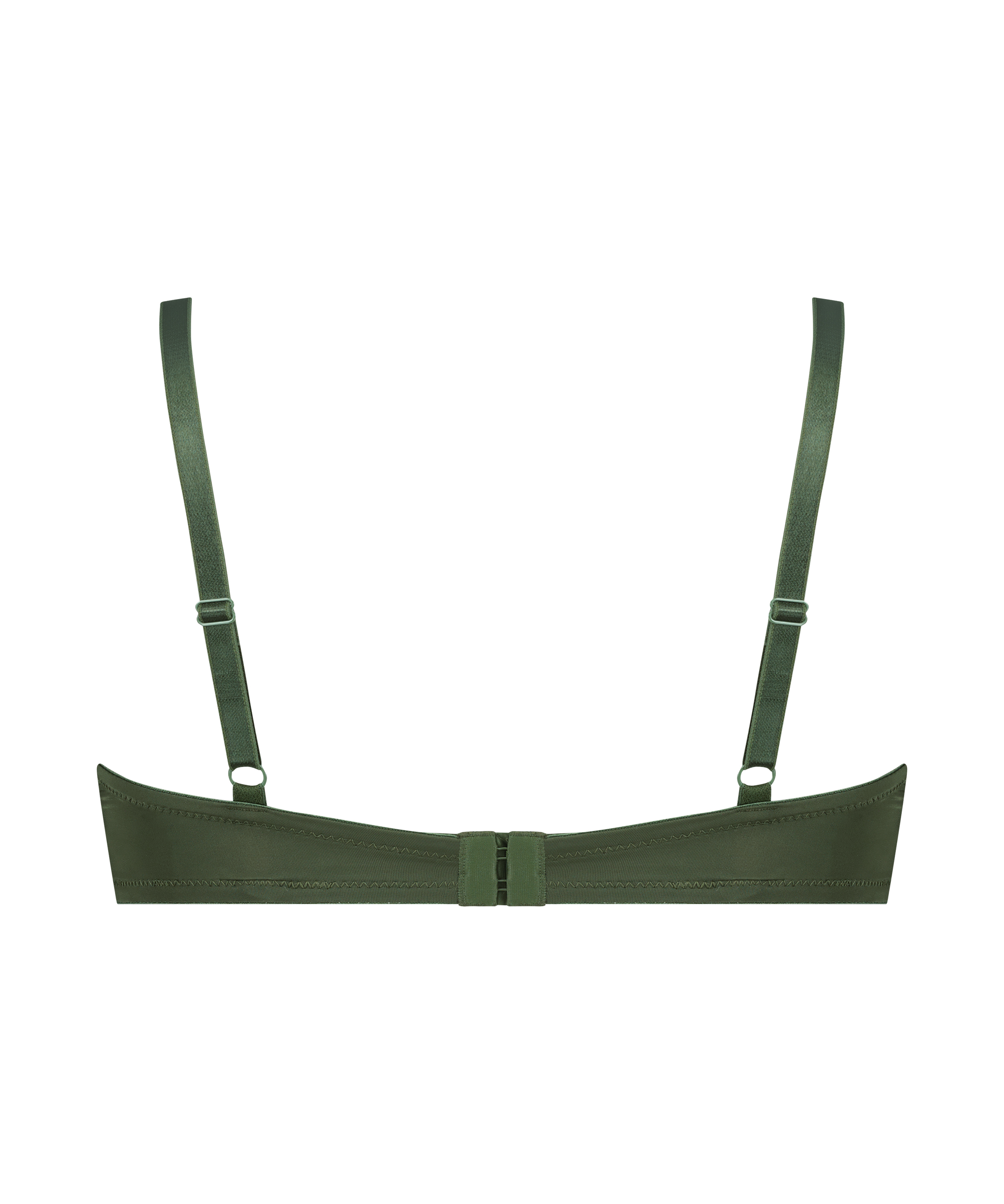 Vattert bh med b&oslash;yle Plunge, Gr&oslash;nn, main