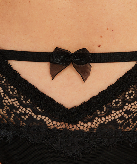 Avari hipster-string, Svart