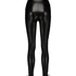 Lace up tights, Svart