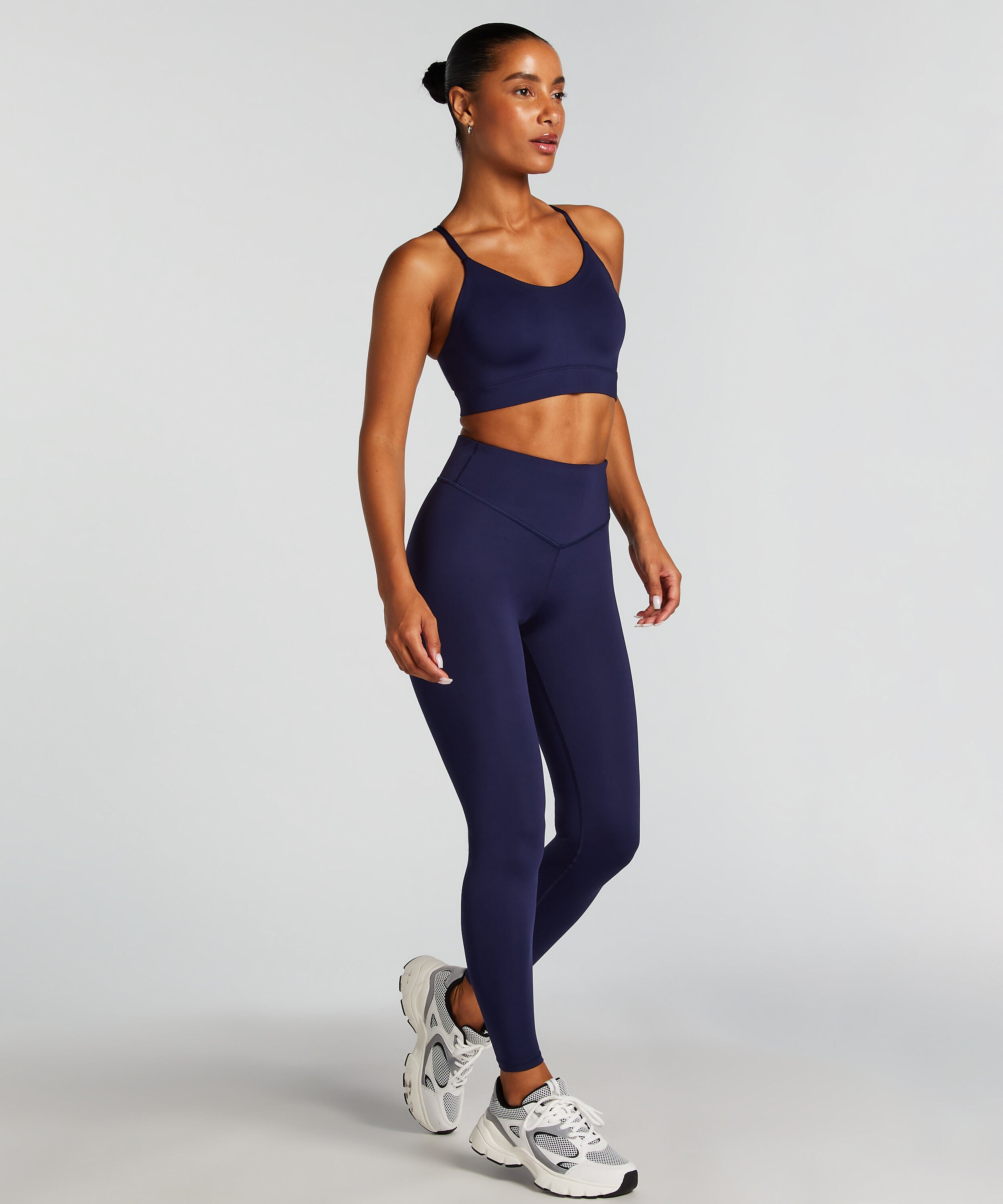 HKMX leggings med høy midje, Blå